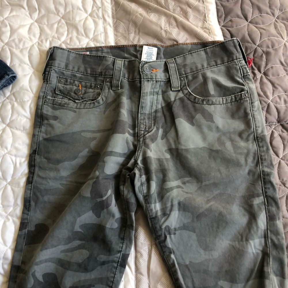 True Religion Camo Shorts